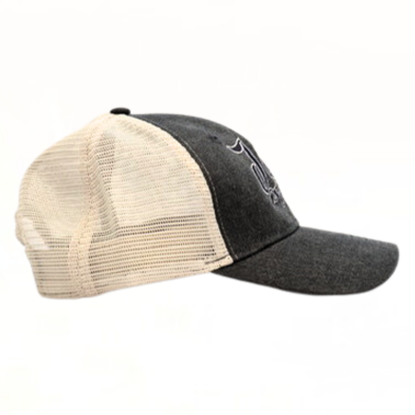 Jesus Is King Trucker Hat - Gray Washed