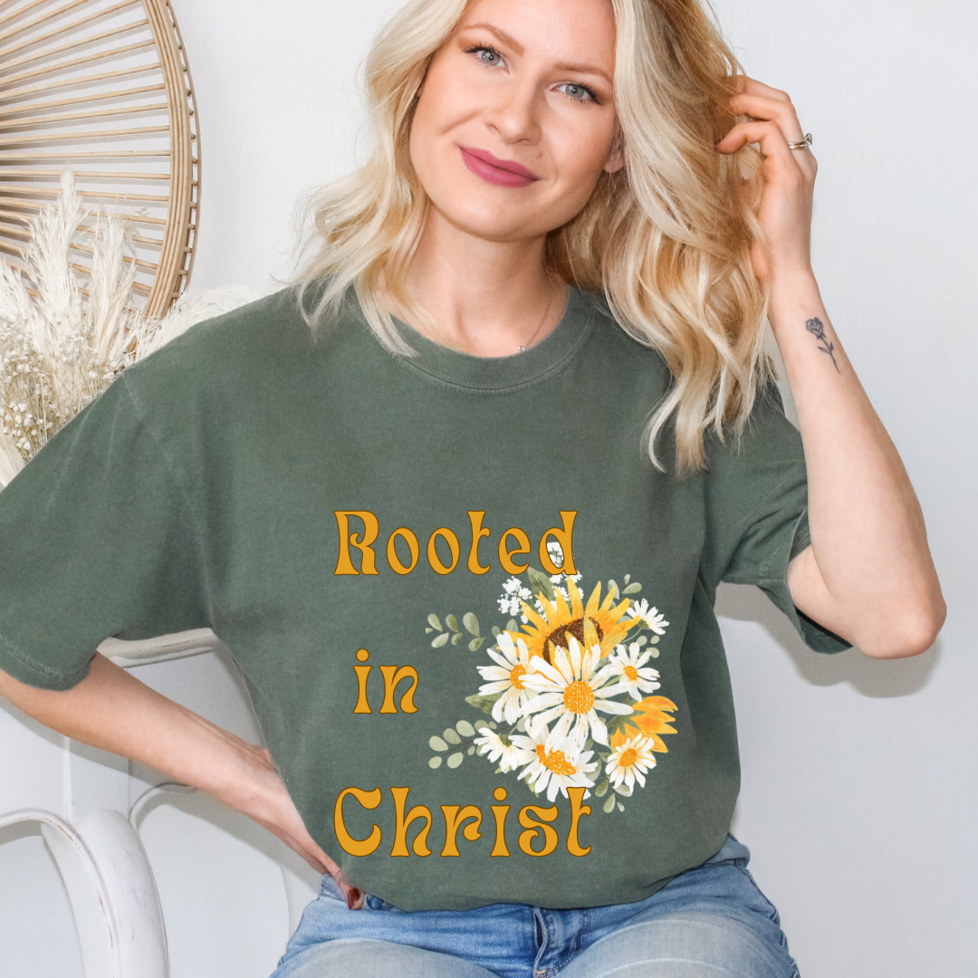 Rooted in Christ - front design