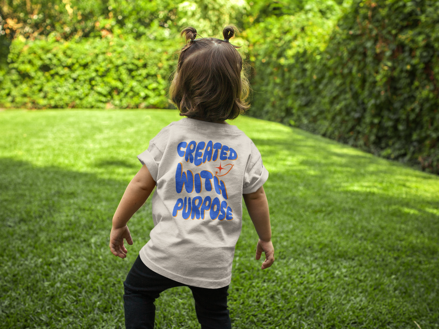 Created with purpose - Kids T-shirt