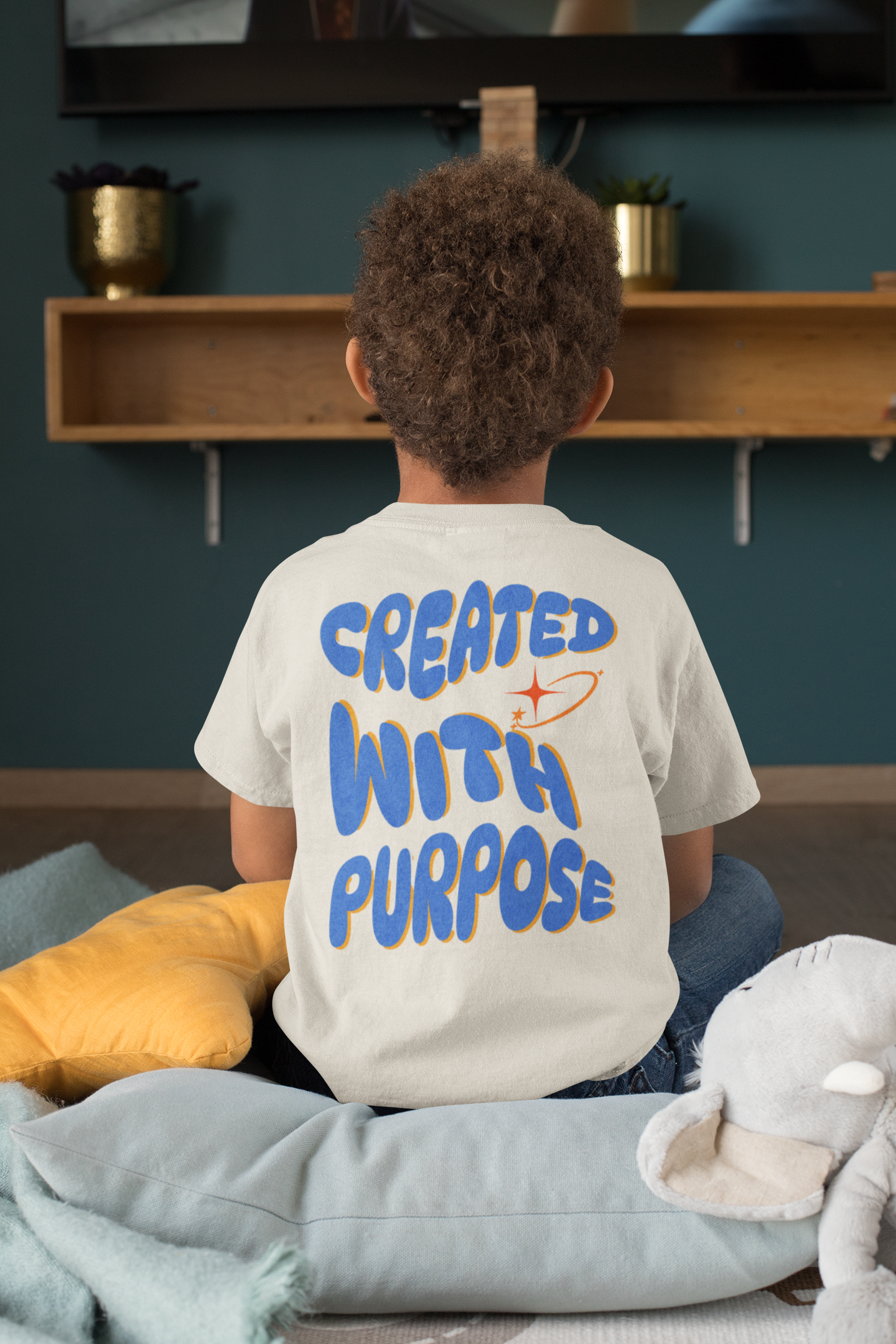 Created with purpose - Kids T-shirt