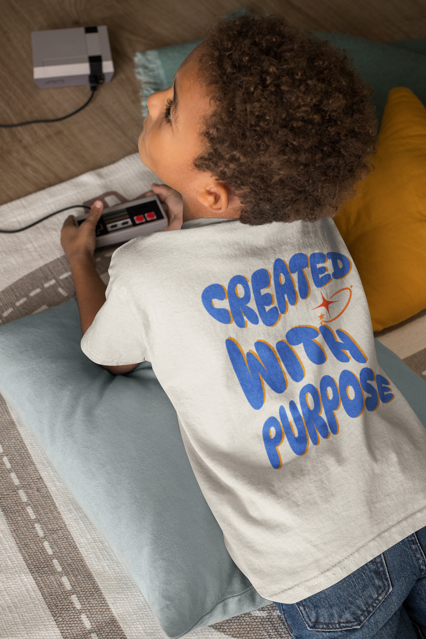 Created with purpose - Kids T-shirt