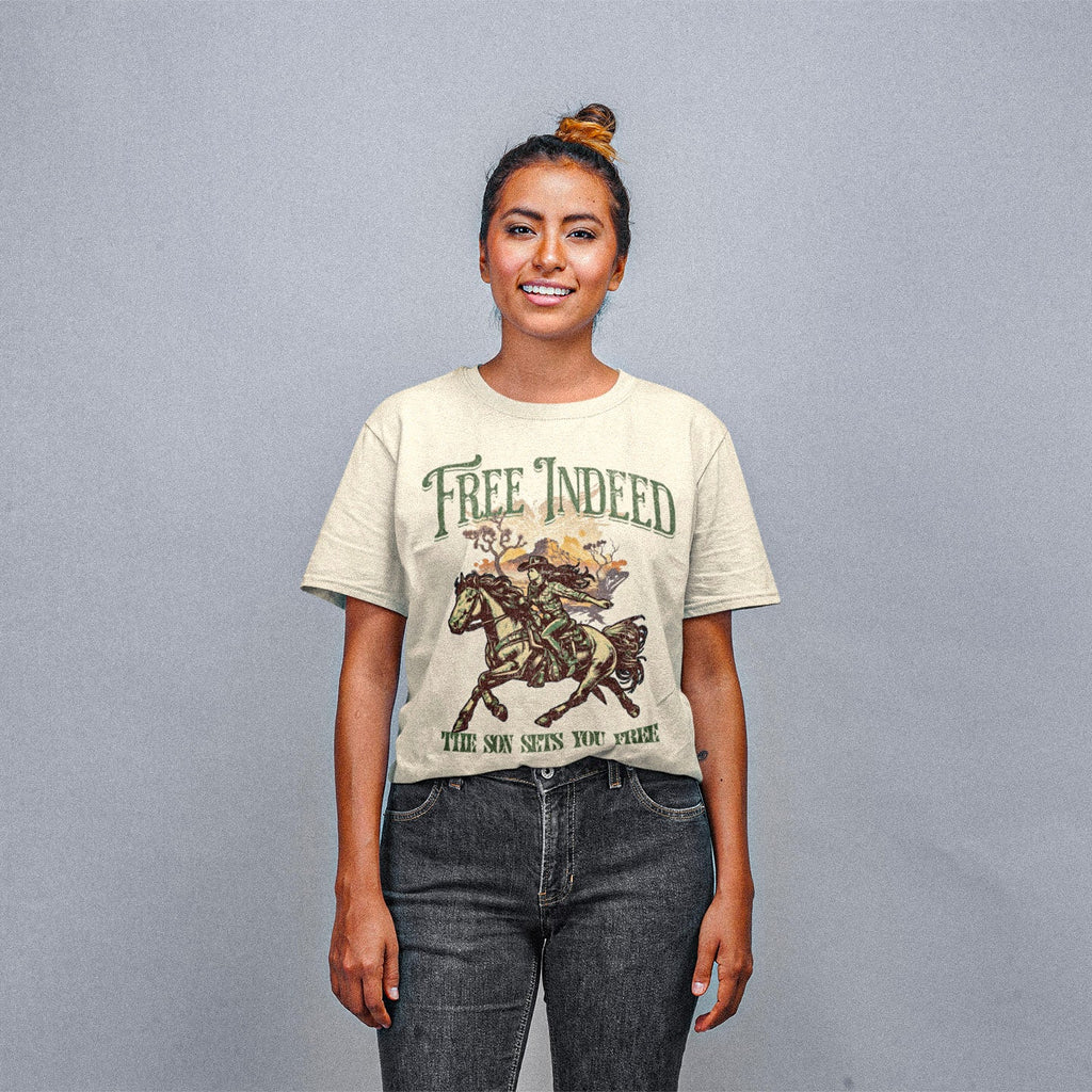 Free in deed - t-shirt