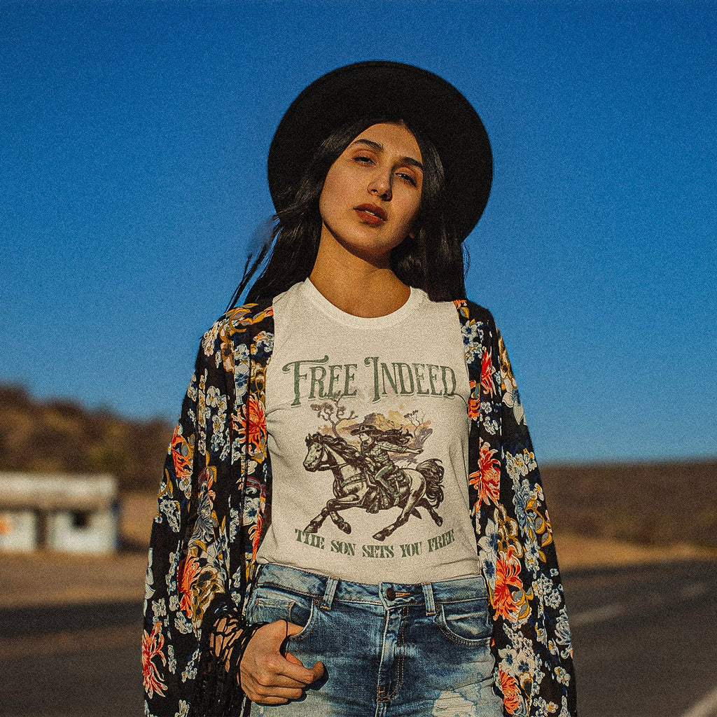 Free in deed - t-shirt