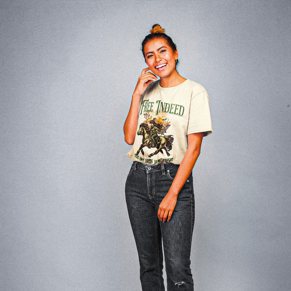 Free in deed - t-shirt