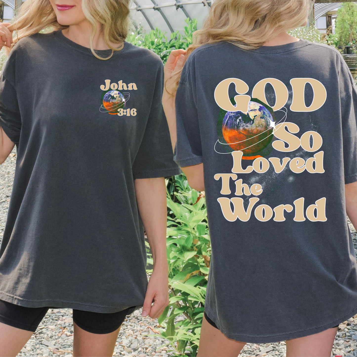 God So Loved The World - Vintage-Inspired Tee