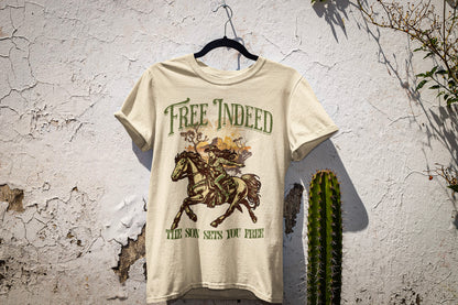 Free in deed - t-shirt