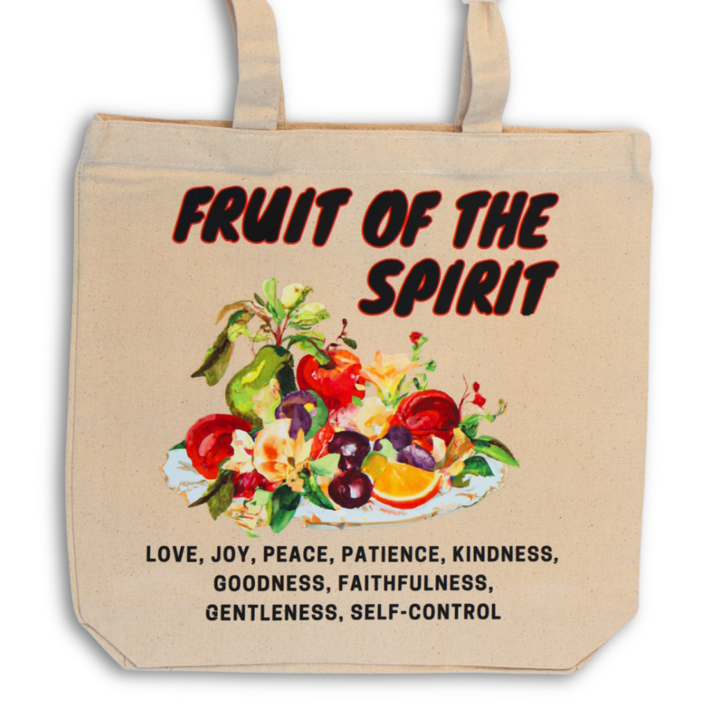 Fruit of the Spirit Christian Tote Bag | Gal. 5:22