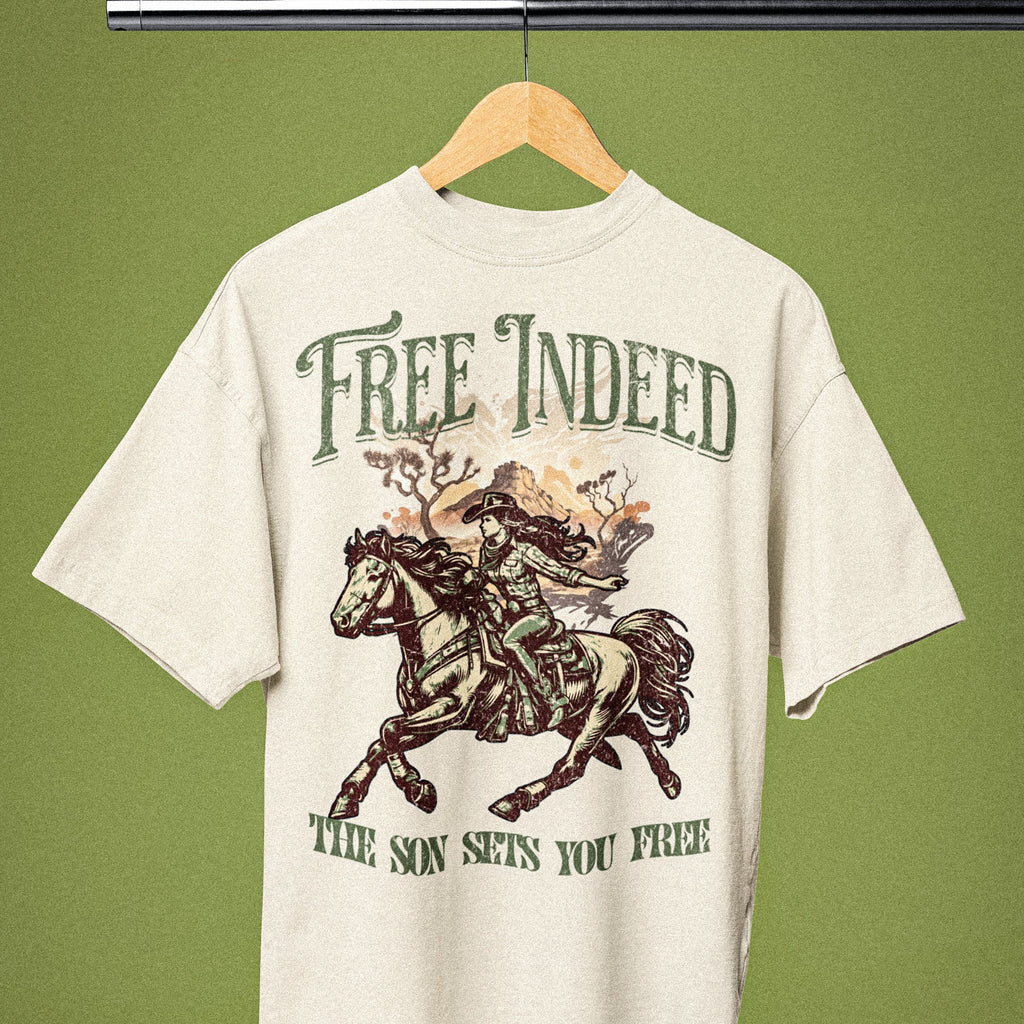 Free in deed - t-shirt