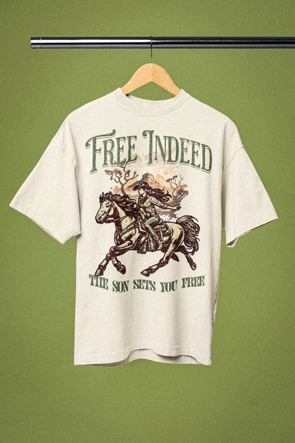 Free in deed - t-shirt