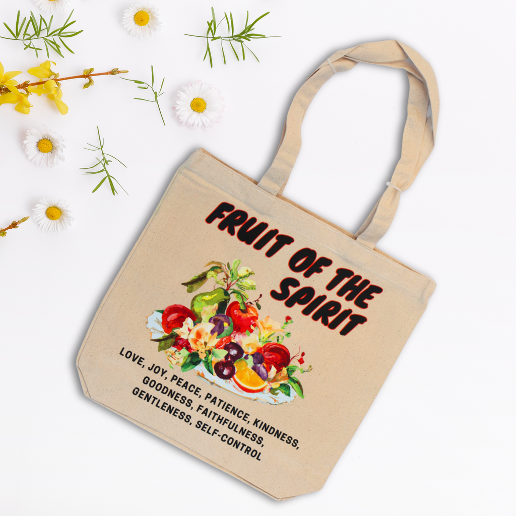 Fruit of the Spirit Christian Tote Bag | Gal. 5:22