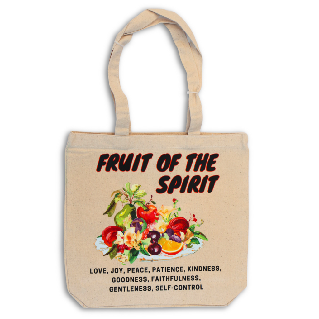 Fruit of the Spirit Christian Tote Bag | Gal. 5:22