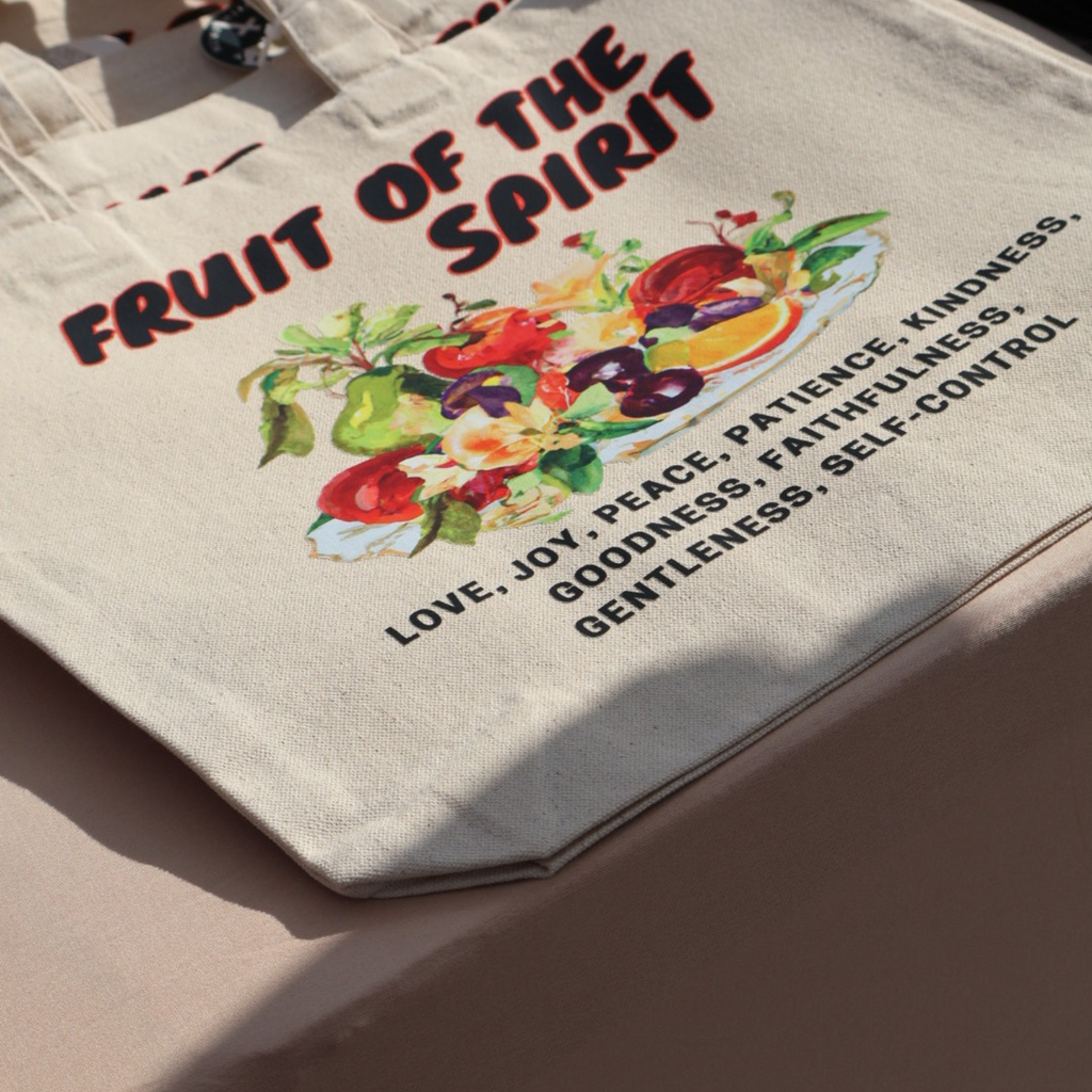 Fruit of the Spirit Christian Tote Bag | Gal. 5:22