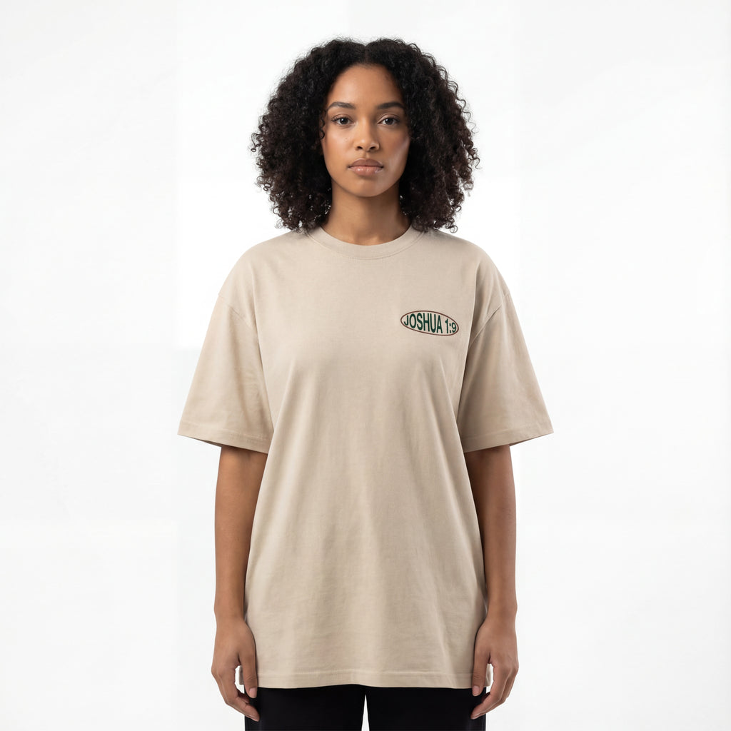 Be Courageous and Strong (Joshua 1:9) - T-shirt