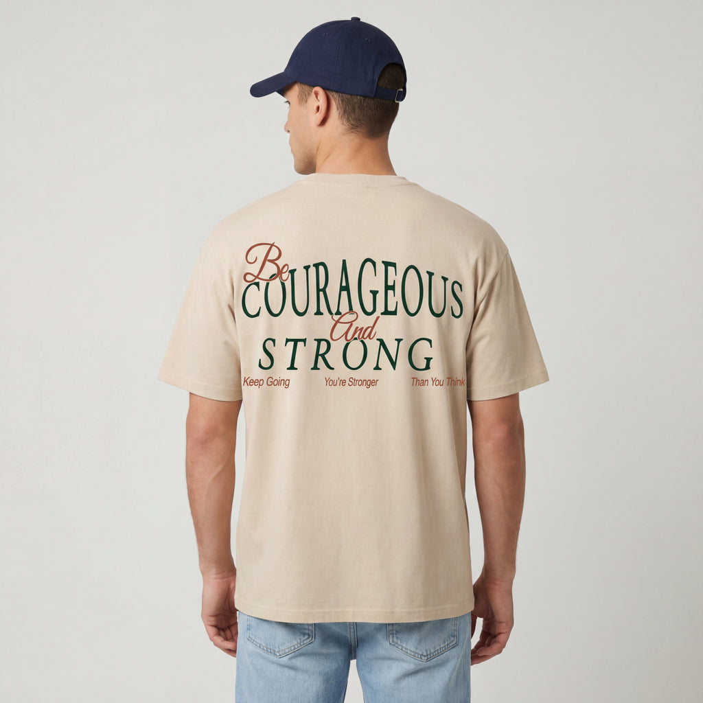 Be Courageous and Strong (Joshua 1:9) - T-shirt